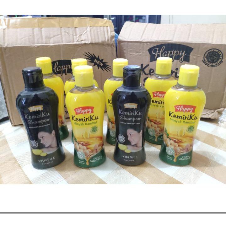 (PAKET) SHAMPO+MINYAK RAMBUT KEMIRIKU VIT.E PENUMBUH RAMBUT BOTAK/PERAWATAN RAMBUT UBAN 100% ORI BPOM