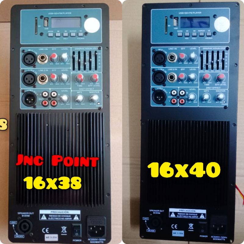 mesin speaker aktif/power kit aktif Audioseven ORI IMPORT 600-1000 watt 16x38 16x40