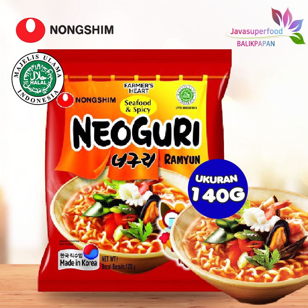 Nongshim Mie Instan Korea Neoguri Udon / Neoguri Ramyun HALAL