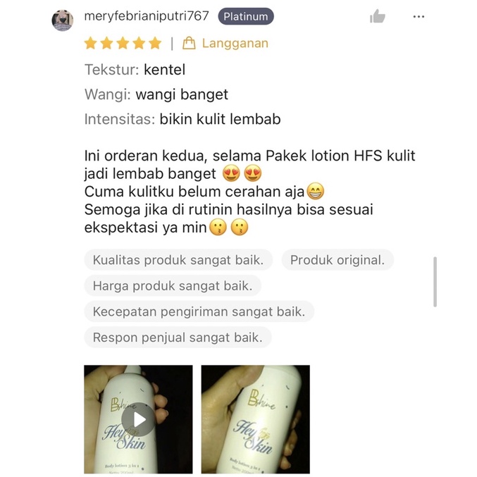 WHITENING LOTION 2 BOTOL (LOTION PEMUTIH BUMIL DAN BUSUI FRIENDLY) BPOM