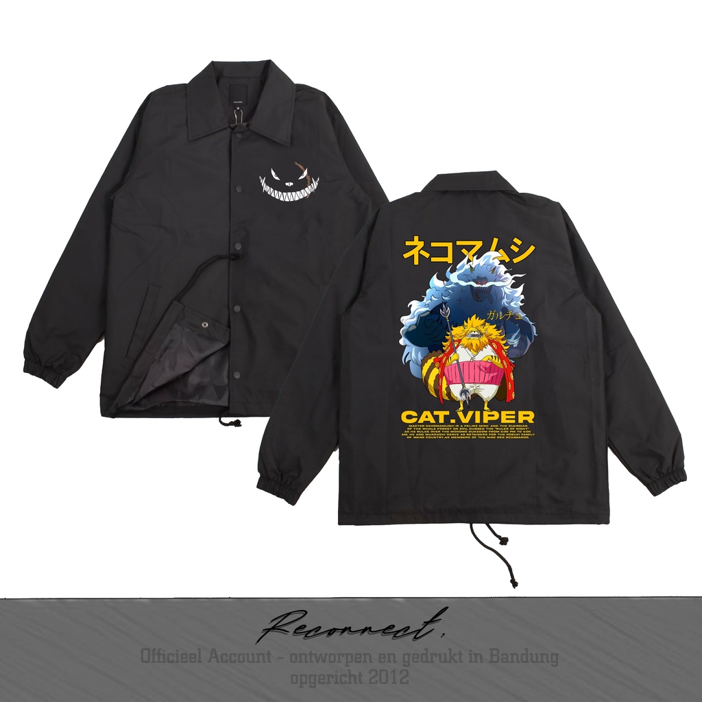 Reconnect Coach Jacket One Piece Cat Viper - Unisex Waterproof