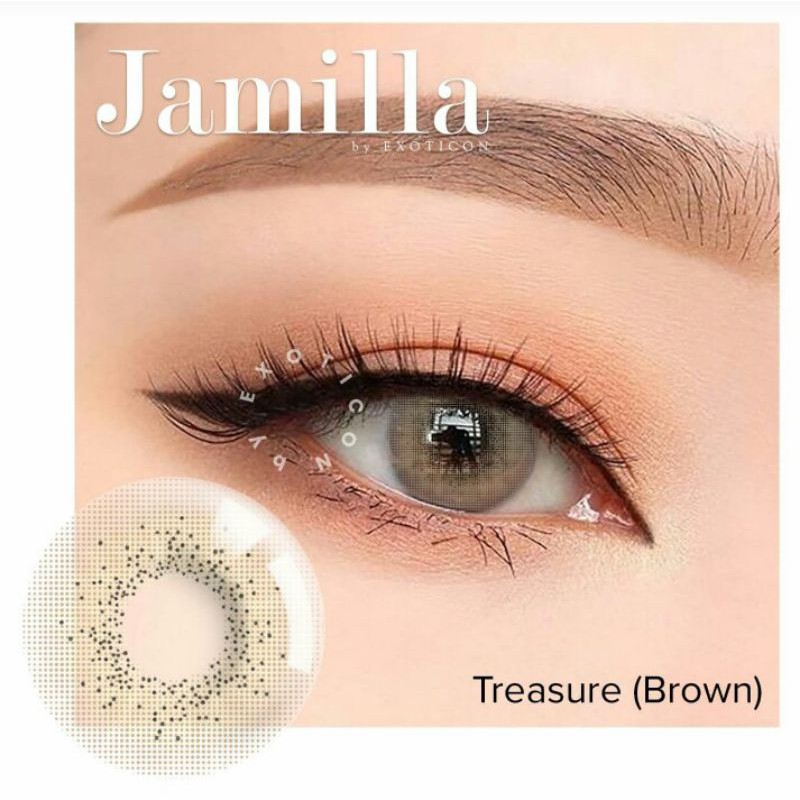 soflense jamilla by exoticon korea soft lense termurah terbaru fashion jammila jamila free lenscase