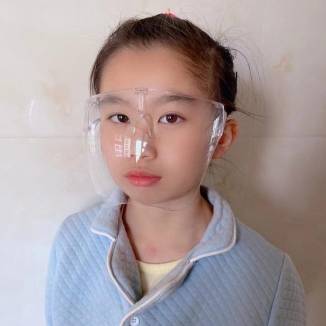 Clear Glass Face Shield Anak Faceshield Akrilik Anak Premium Import