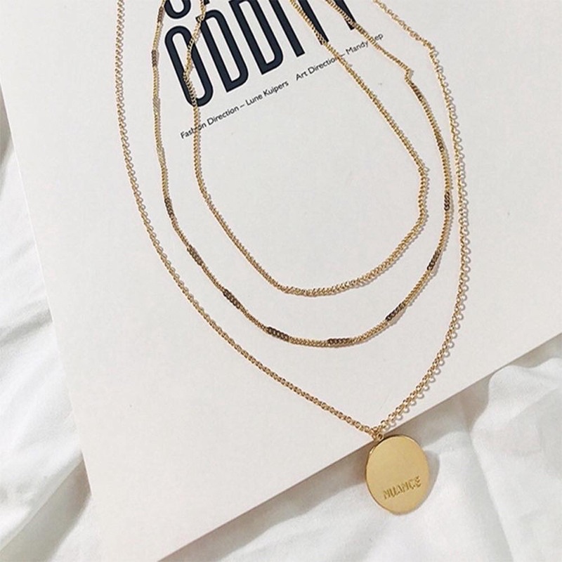 LMB IMPOR KALUNG RANTAI MIX CHOCKER SIMPLY GOLD