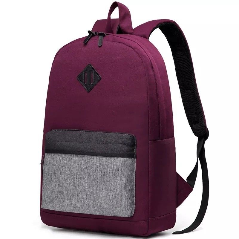 Tas Ransel Laptop Clasic Simple 1974 Ransel Wanita Nilon Fashion Tas Sekolah Siswa untuk Remaja Perempuan Laki Laki Ransel Wanita Warna Polos Kualitas Tas Buku Travel Santai