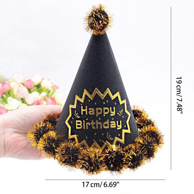 Topi Kerucut Ulang Tahun Mary Party Cone Hat for Kids Paper Party Hat Anak Dewasa Ulang Tahun Natal Tahun Baru Party