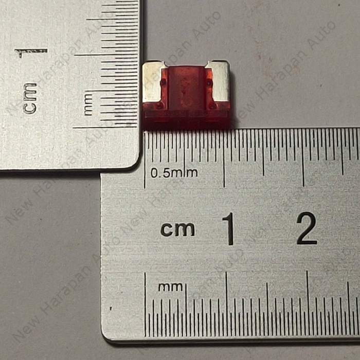 Sekring Mikro 10A PEC Pacific Merah Red Sekering Tancap Tusuk Fuse Mobil Innova-Vios-Altis-Camry