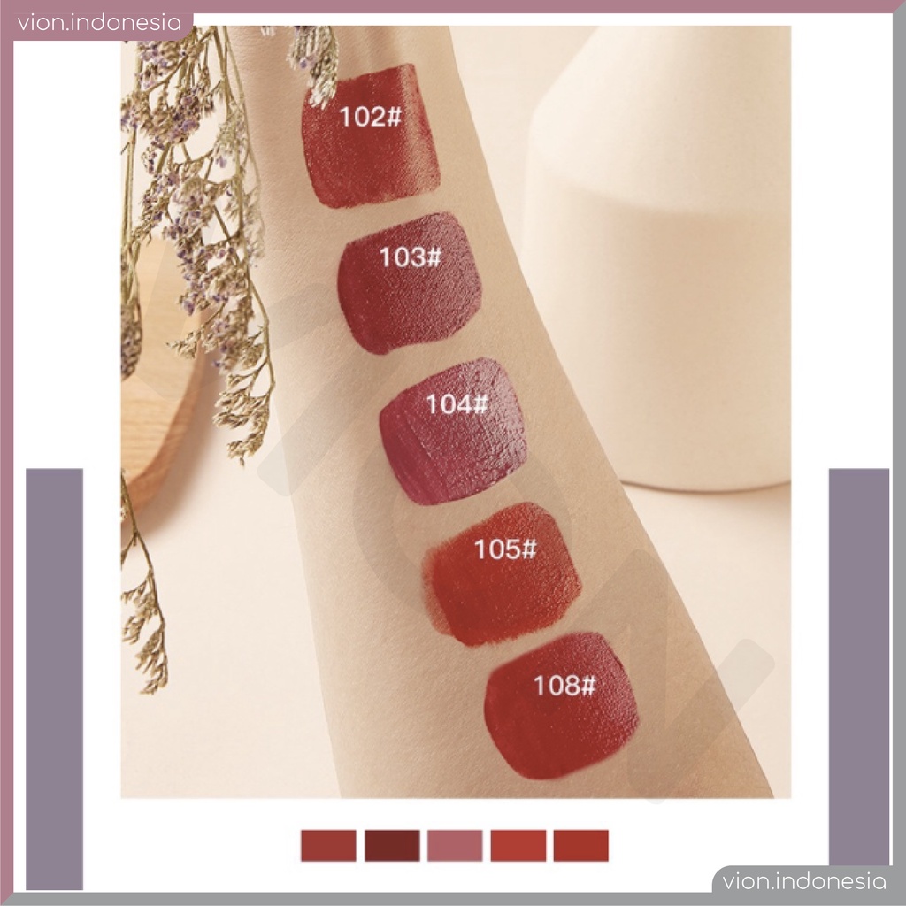 LOVE CAUTION Silver Cap Lipglaze Lipstick Lipstik Tahan Lama Original XX016