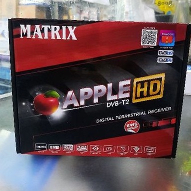 STB TV Digital STB DVB T2 Matrix Apple HD