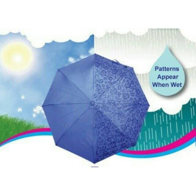 payung lipat 3D ajaib magic umbrella dimensi timbul motif