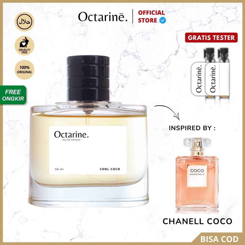 Octarine - Parfum Wanita Pria Tahan Lama Aroma Lembut, Fresh, dan Elegan Inspired By CHNL COCO | Parfume Perfume  FarfumMinyak Wangi Cewek Cowok Murah Original