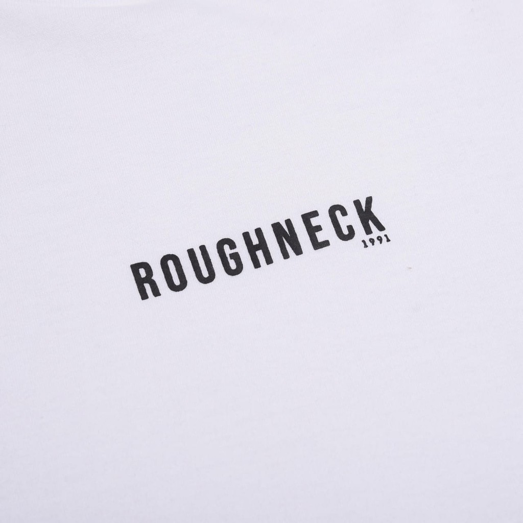 Baju Kaos Roughneck 1991 Simple White | Baju Roughneck Wanita | Kaos Pria Roughneck