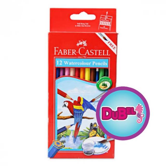 

Pensil Warna Faber Castell 12L Watercolour Panjang Color Pencil