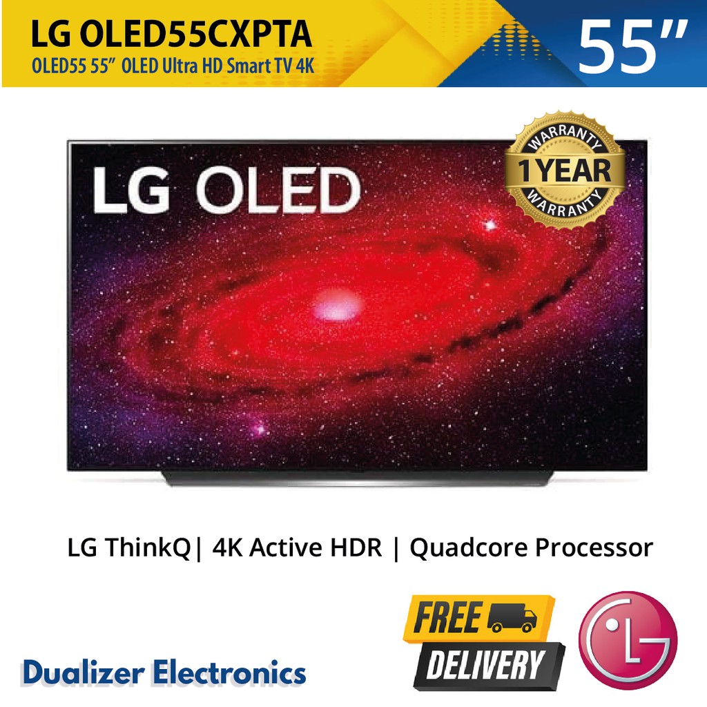 TV LG 55 Inch OLED55CXPTA OLED Smart TV 4K UHD 55 Inch OLED55CX