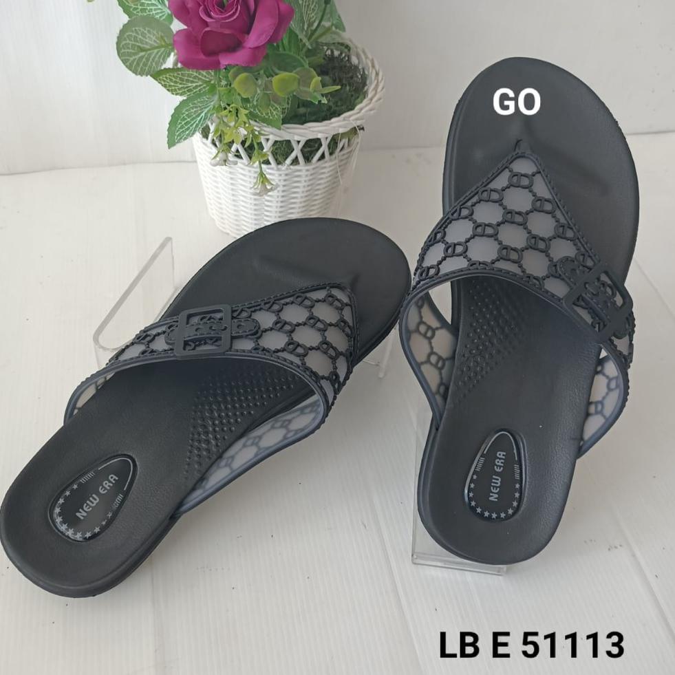 SBL.21My22n– sogo NEW ERA LB.E 51113 Sandal Japit Perempuan Sendal Karet Wanita Casual