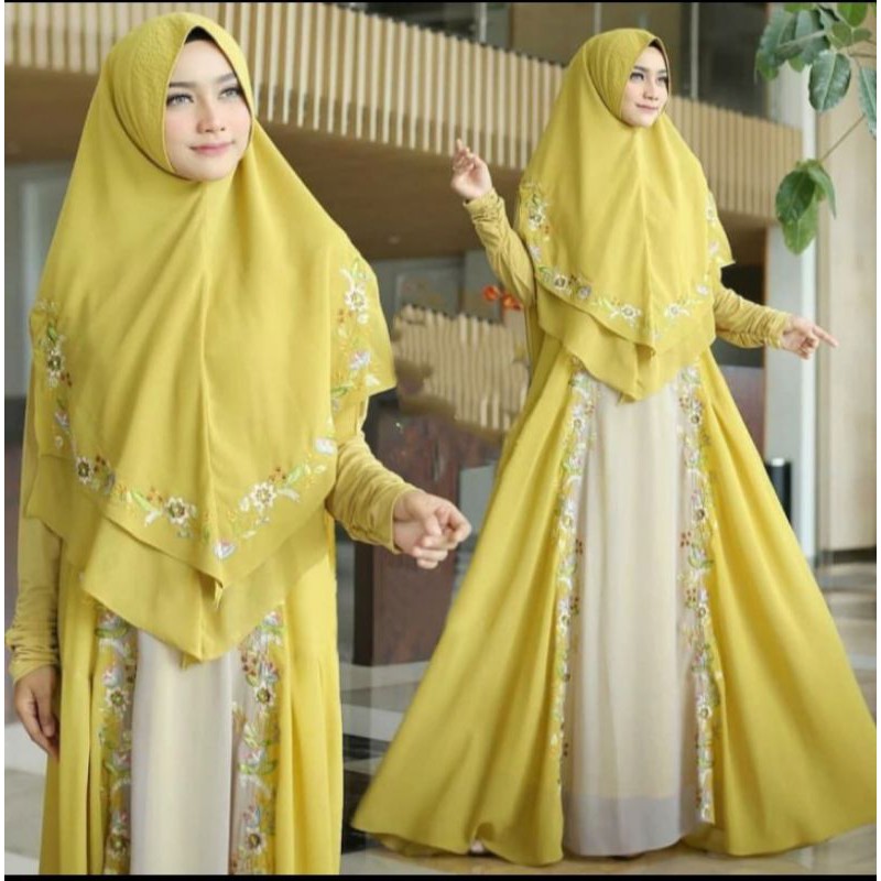 GAMIS SYARI CERUTY/SYARI HARSYA/GAMIS JUMBO/SET SYARI JUMBO
