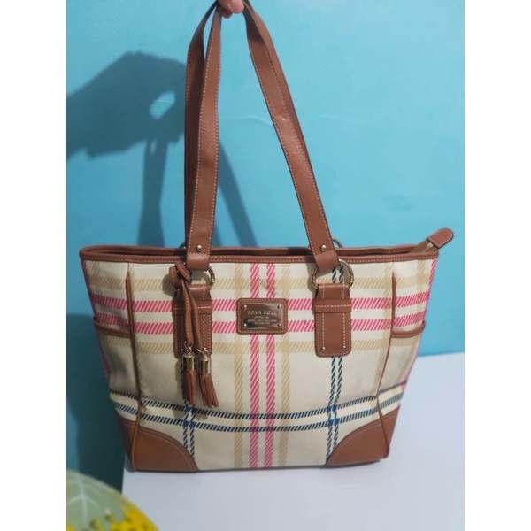 Tote Bag Bean Pole Zipper
