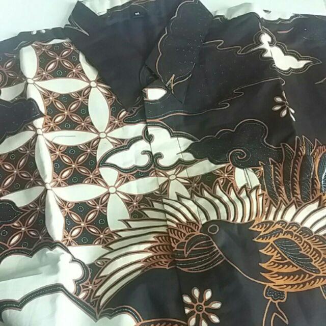Peksi Sabung Sogan Kemeja Batik Pria Katun Primisima Full Furing