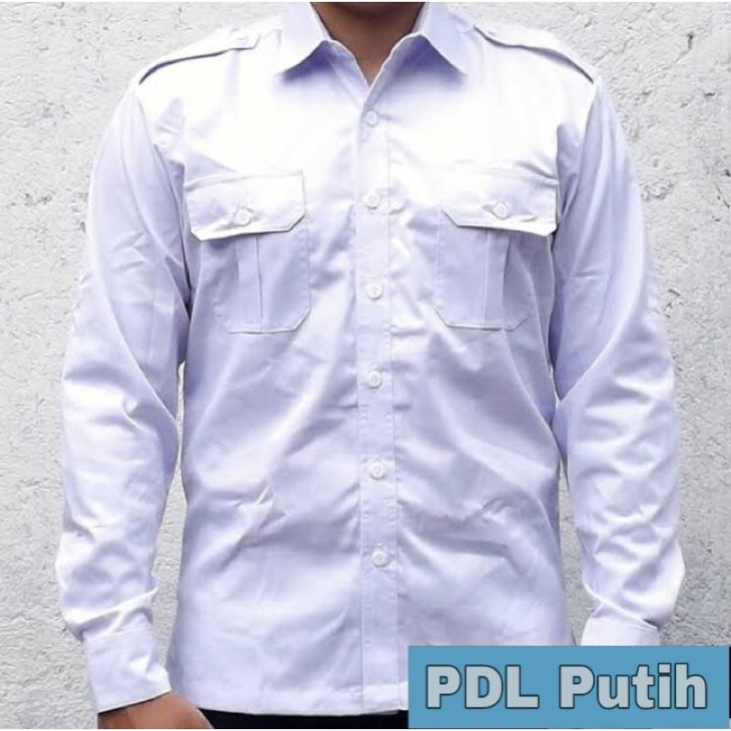 baju pdl putih panjang pendek baju pns putih kemeja pria putih seragam putih pns pdl pdh panjang pen