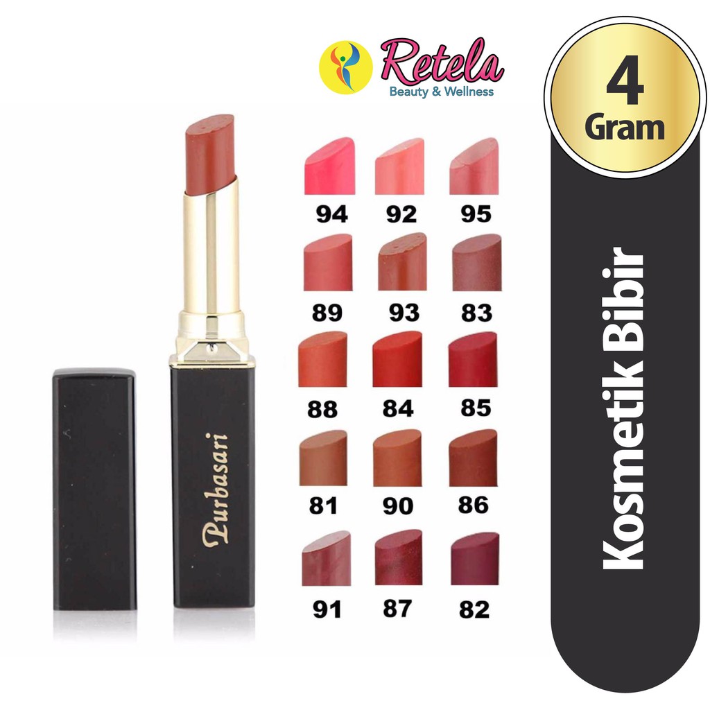 Purbasari Lipstick Color Matte 88 / Purbasari Lipstick Cream Matte / Lipstick Matte