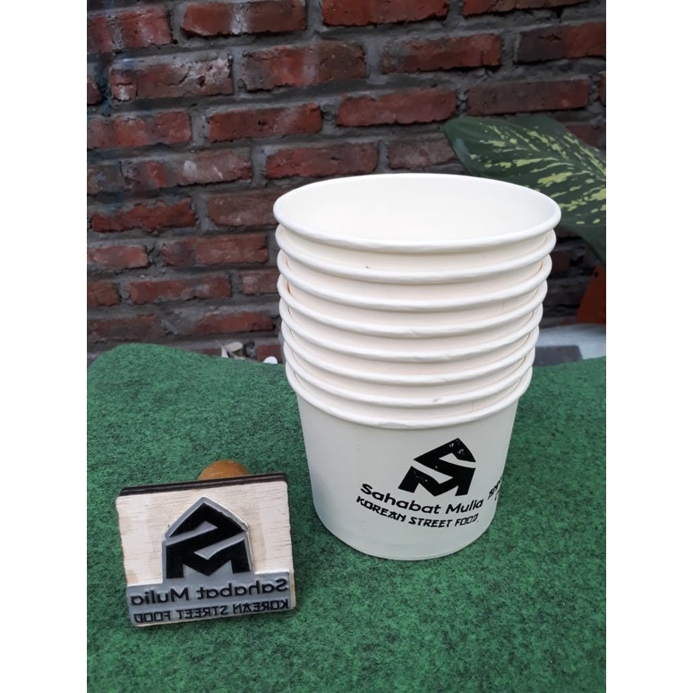 Jual Stempel Kemasan Makanan Stempel Cup Rice Bowl Stempel Custom