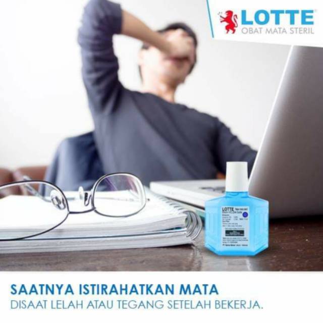 Obat Tetes Mata Merah Iritasi Ringan LOTTE Eye Drops Steril