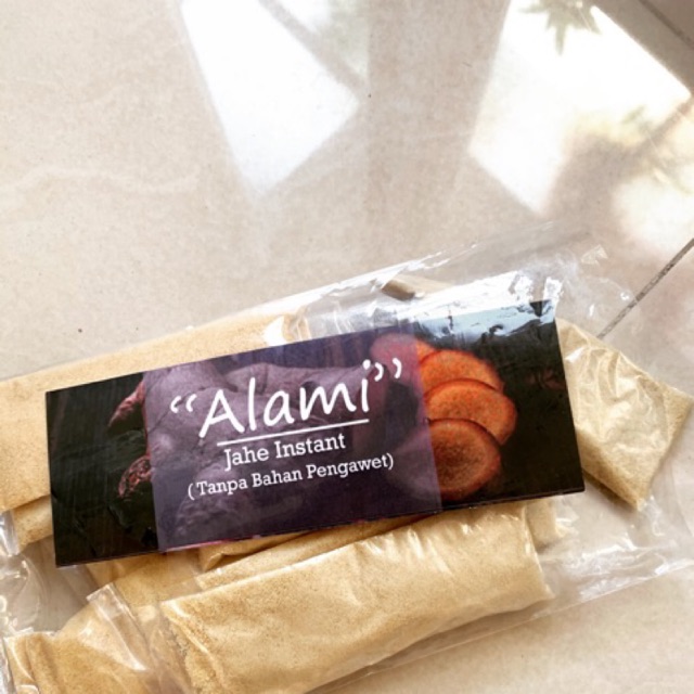 

Jahe Alami Bubuk (isi 10 sachet)