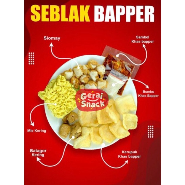 Seblak Bapper Bikin Nagih Parah Extra Mie Kuning 120gr