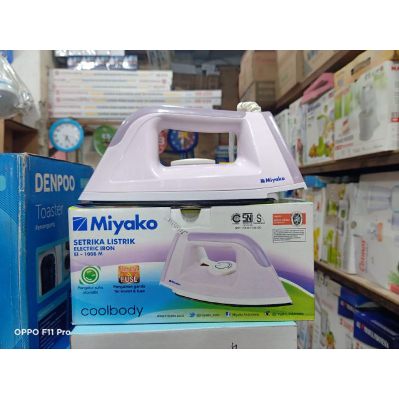 Setrika Miyako EL -1008M
