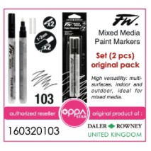 

Kuas Lukis Cat Air / Acrylic Daler Rowney FW Marker S 1-2mm 160320103