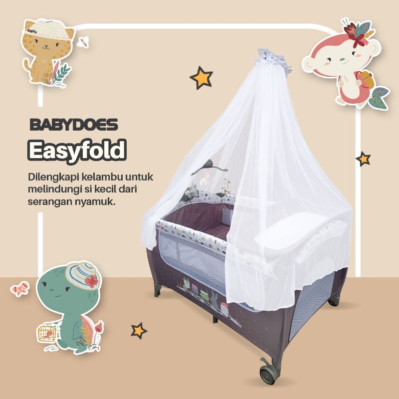 Baby Does Babybox Easyfold 18081 BP/ Tempat Tidur Bayi