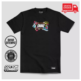 Kaos Distro Skate Crooz Tshirt Art Skateboard CR001