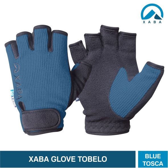 sarung tangan sepeda motor XABA tobelo half finger gloves outdoor travelling touring hiking