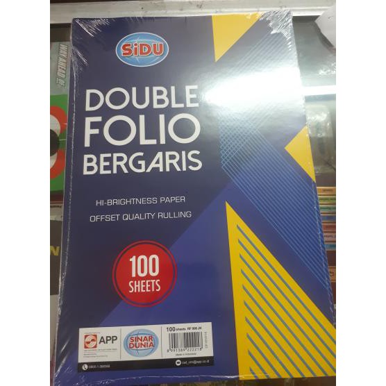 

Siap Kirim Double Folio Garis Sidu Ayo Beli
