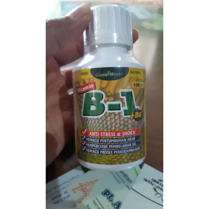 vitamin B1 + B6 anti setres dan pemacu pertumbuhan tanaman
