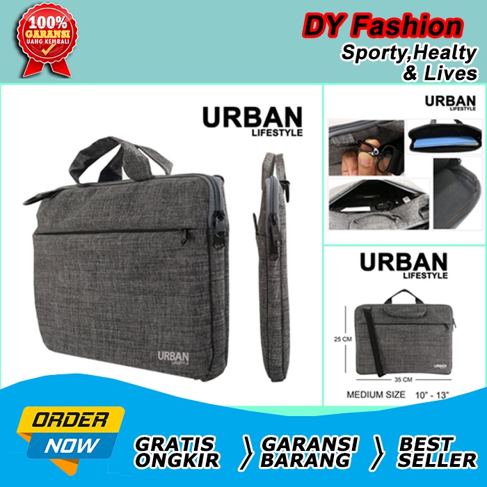 Tas laptop jinjing kerja kantor pria MN817 mackbook tablet 10 11 12 13 inch ipad cowo import handbag