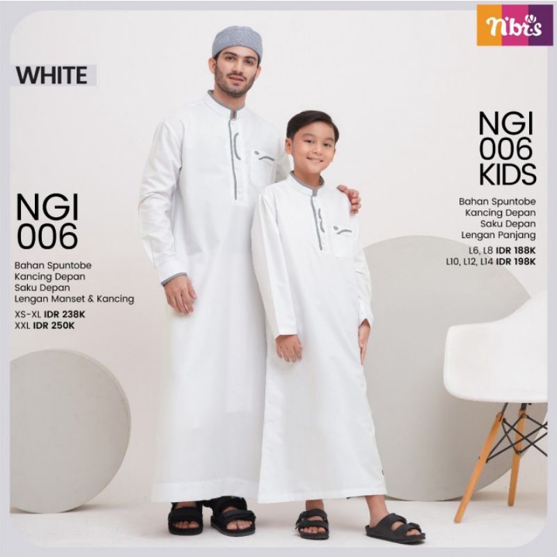 NIBRAS NGI KIDS 06 GAMIS IKHWAN ANAK