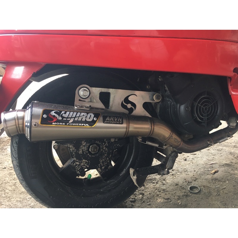 Knalpot Shijiro Second Vespa LX