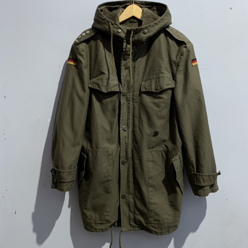VINTAGE 80s PARKA GERMANY INNER SCHARRER JAKET