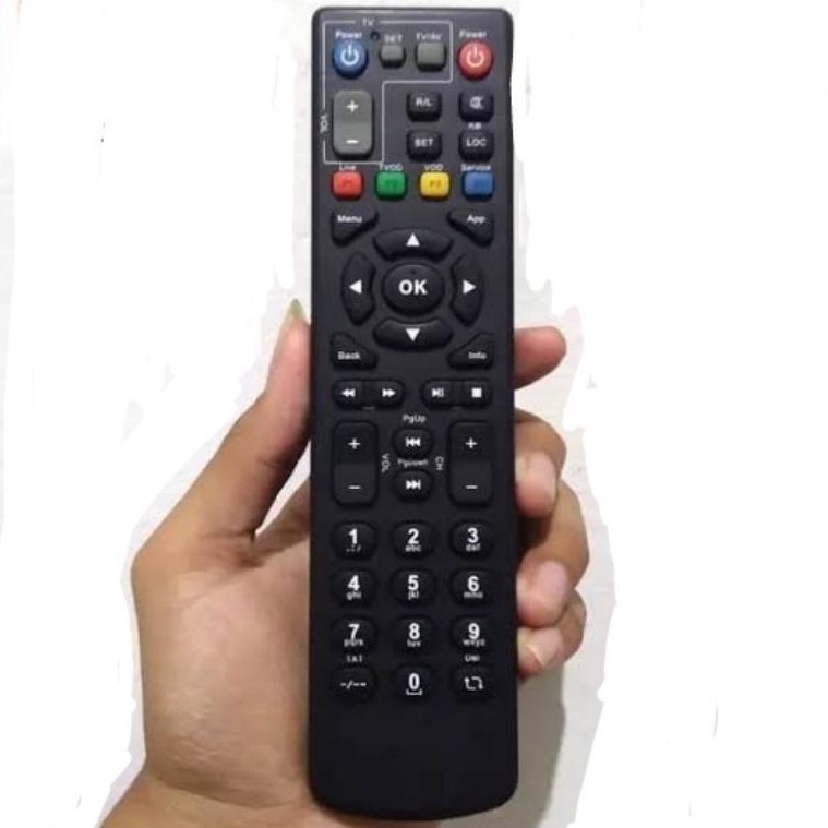 remote RECEIVER STB alat tv kabel/berbayar langsung pakai tanpa setting