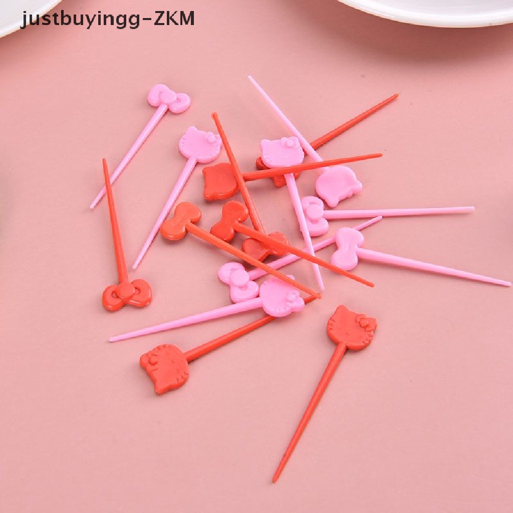 [justbuyingg] Cute Fruit Fork Cartoon Children Snack Cake Dessert Pick Toothpick Decoration [zkm]