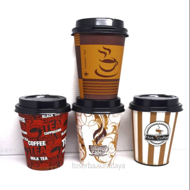 Paper Cup 8oz Gelas Kertas Gelas Kopi Good Quality Isi 50pcs Shopee Indonesia 1041