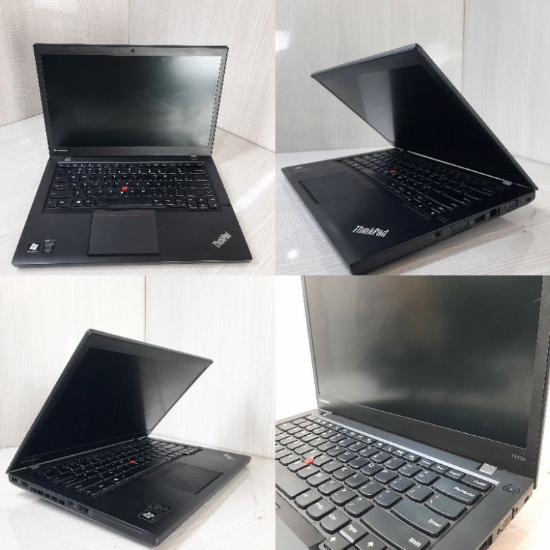 Laptop Lenovo Slim Thinkpad T440s Core i5 Gen 4 Ram 8Gb Ssd 256Gb Second Like New Bergaransi