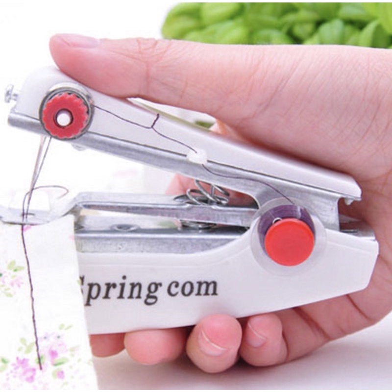 Mesin Jahit Tangan / Hand Stitch / Mesin Portable Jahit Mini / Spring Com