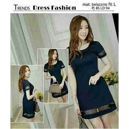 OSCAR FS-  Dress Fashion Monalisa - Black Twiscone Combi Tile Best Quality F