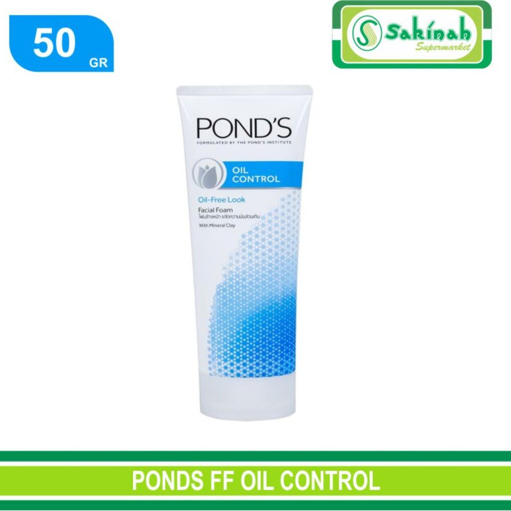 Ponds Facial Foam Oil Control 50Gr Sabun Wajah