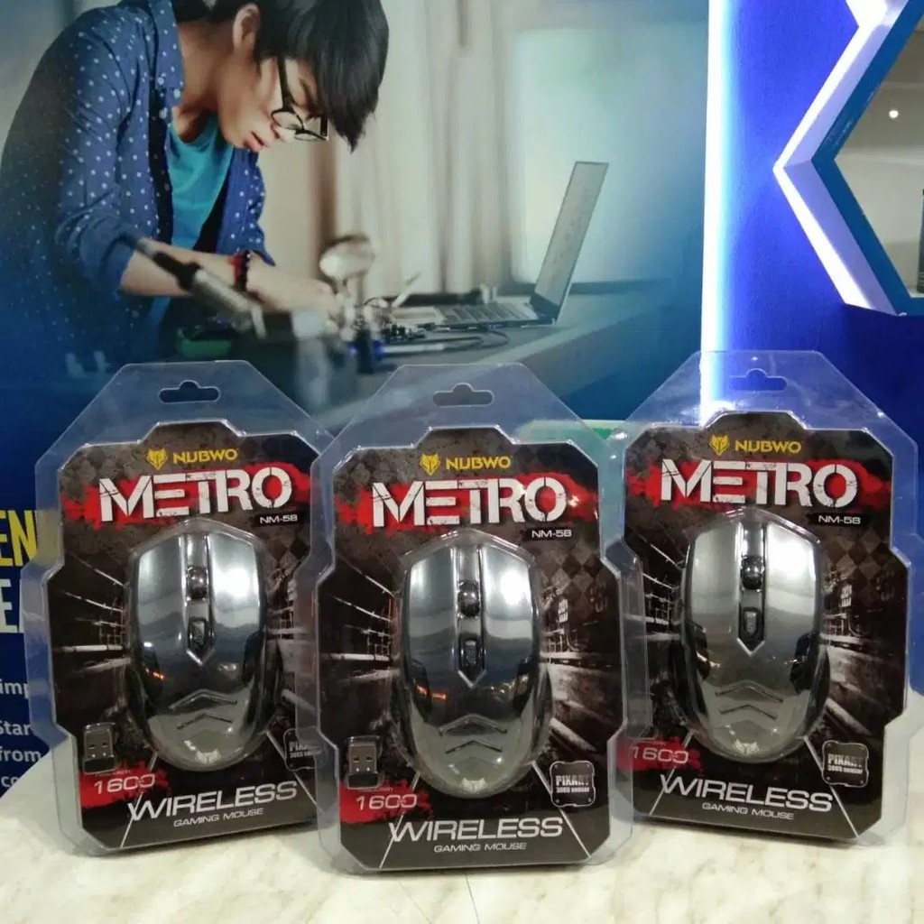 Mouse Wireless Nubwo Metro NM-58