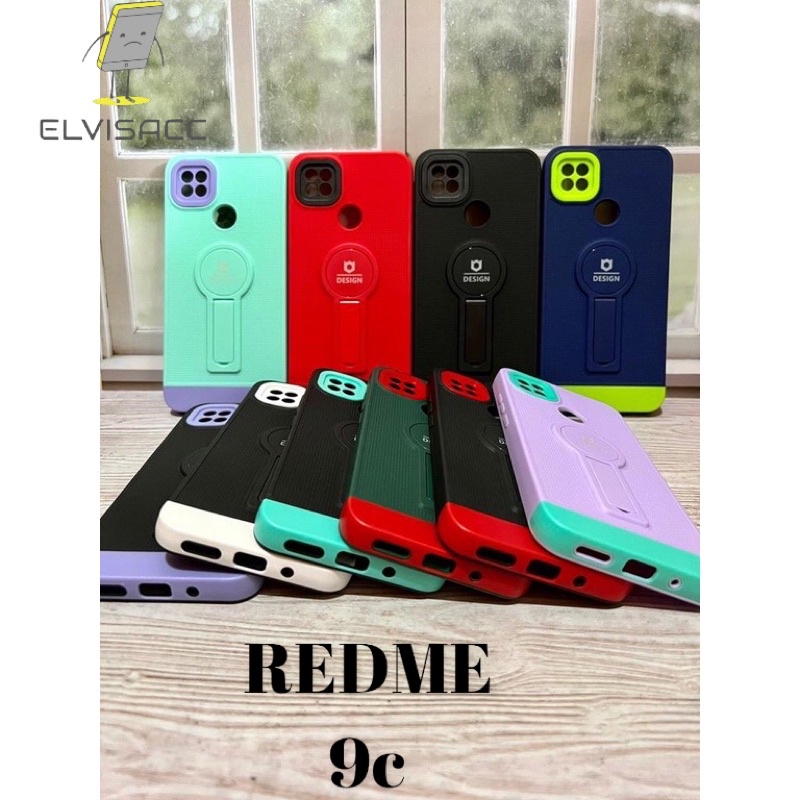 CASE REDMI 9C CASING REDMI 9C CASING STANDING LIPAT SOFTCASE REDMI PELINDUNG KAMERA