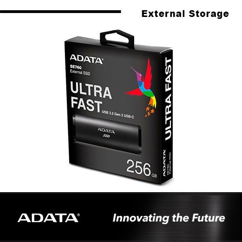 ADATA SE760 256GB - Portable SSD / External SSD / Eksternal SSD