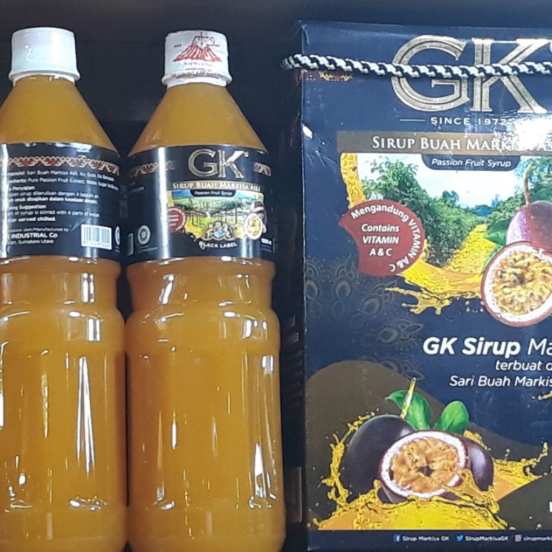 

sirup GK satu dus isi 2 satu botol 1liter